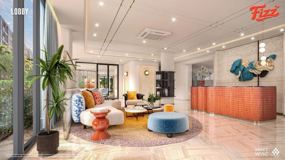 The Title FIZZ artist’s impression: Lobby lounge