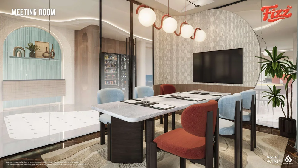 The Title FIZZ artist’s impression: Meeting room