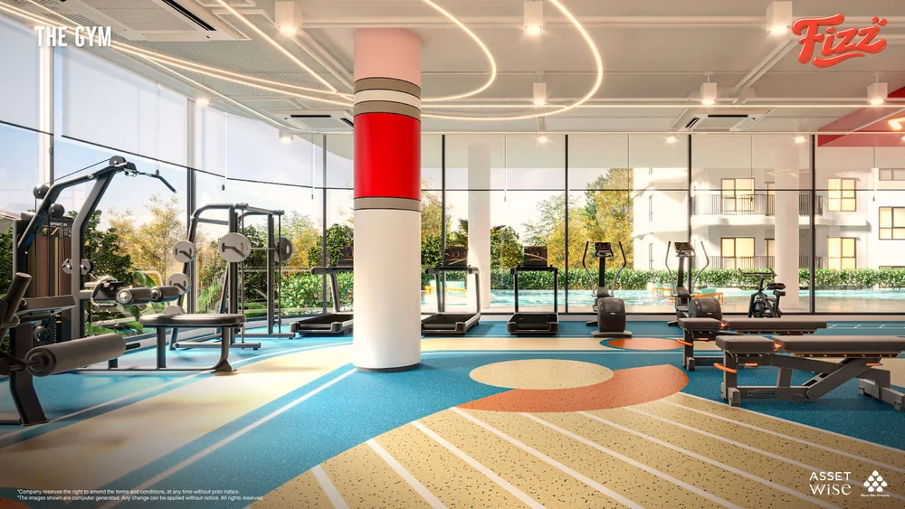 The Title FIZZ artist’s impression: Fitness centre