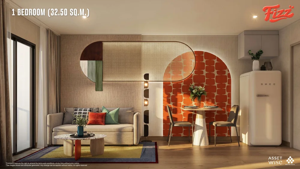 The Title FIZZ artist’s impression: One-bedroom residence · kitchen