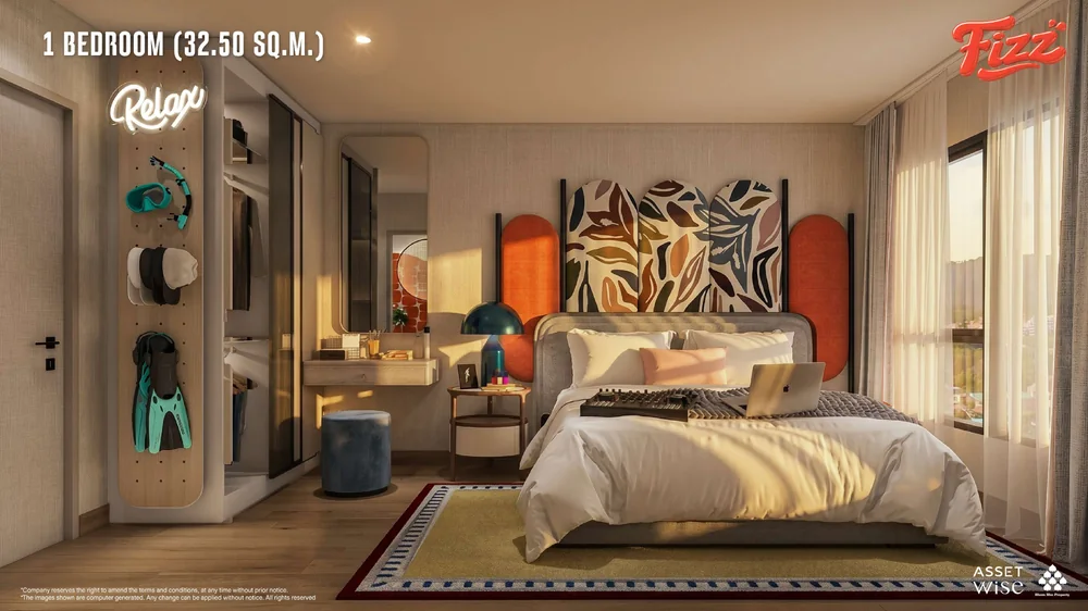 The Title FIZZ artist’s impression: One-bedroom residence · bedroom