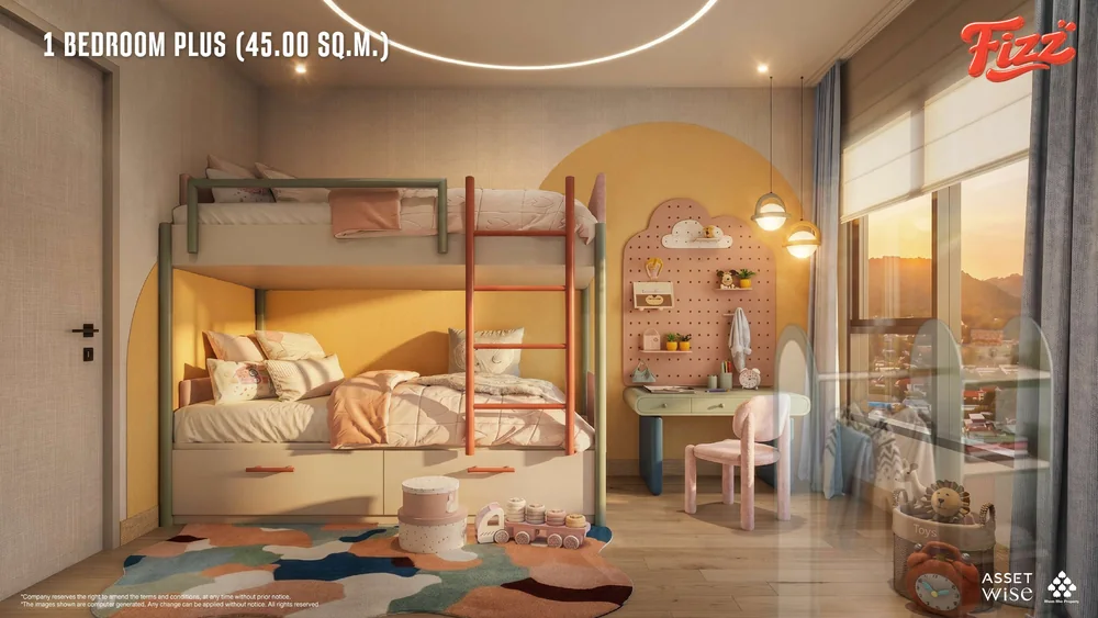 The Title FIZZ artist’s impression: One Bedroom Plus · flexible space